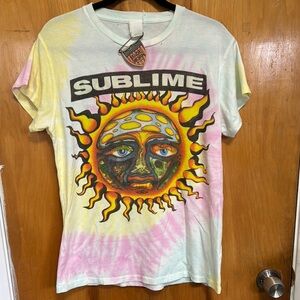 Sublime Tie-Dye Sun Graphic T-Shirt